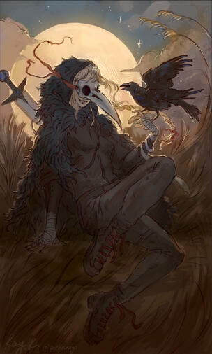 Lightly rendered + Shaded, comm for Monsterarust on Twitter, 2025